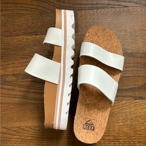 Reef White Sandals